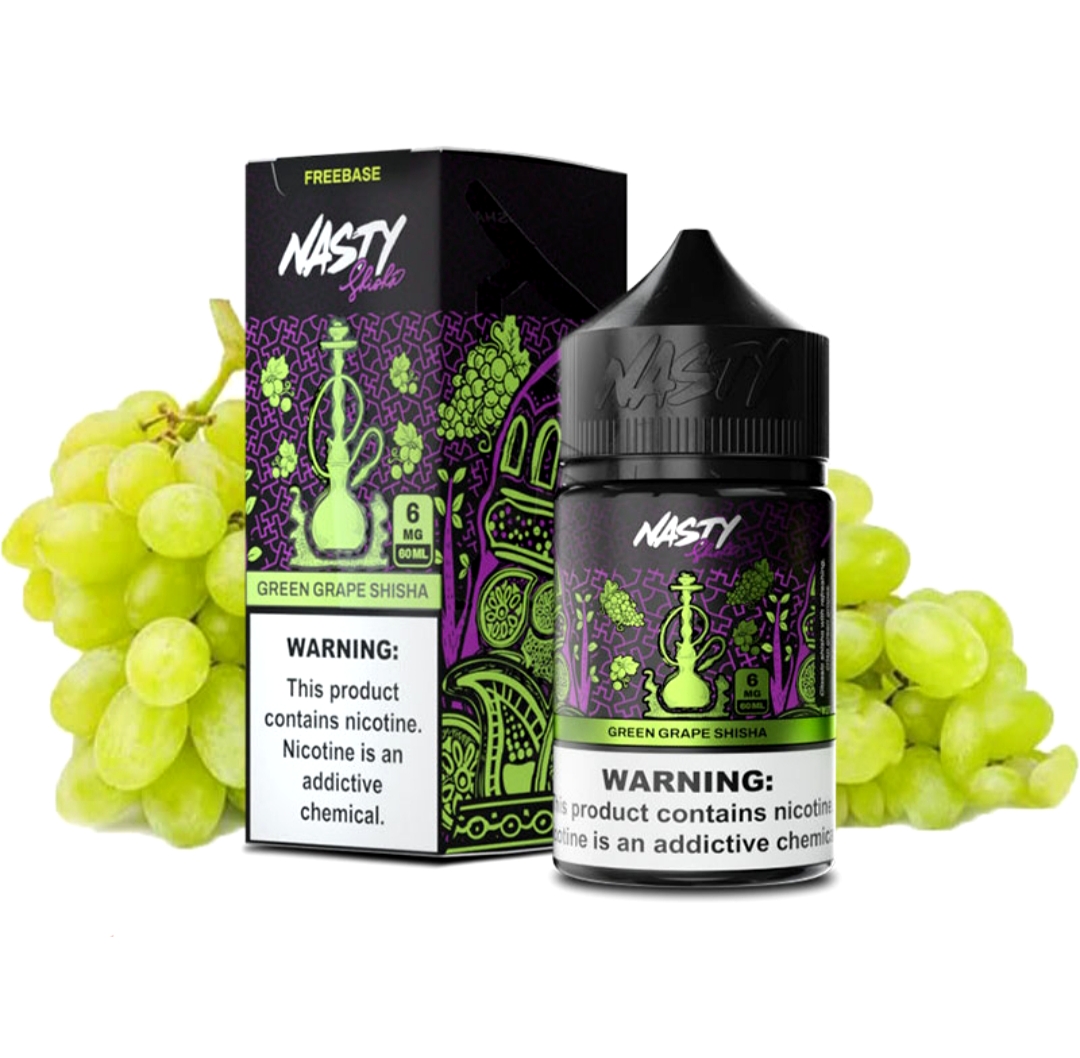 جویس انگور سبز نستی سری قدیم/ Juice green grape shisha nasty