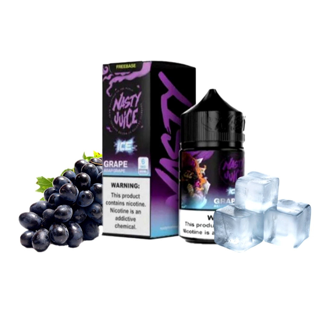 جویس انگور شرابی یخ نستی سری قدیم/Juice grape ice nasty