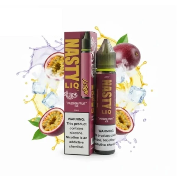 جویس پشن فروت یخ 60 میل نستی سری جدید نیکوتین 3/ Juice passion fruit ice nasty