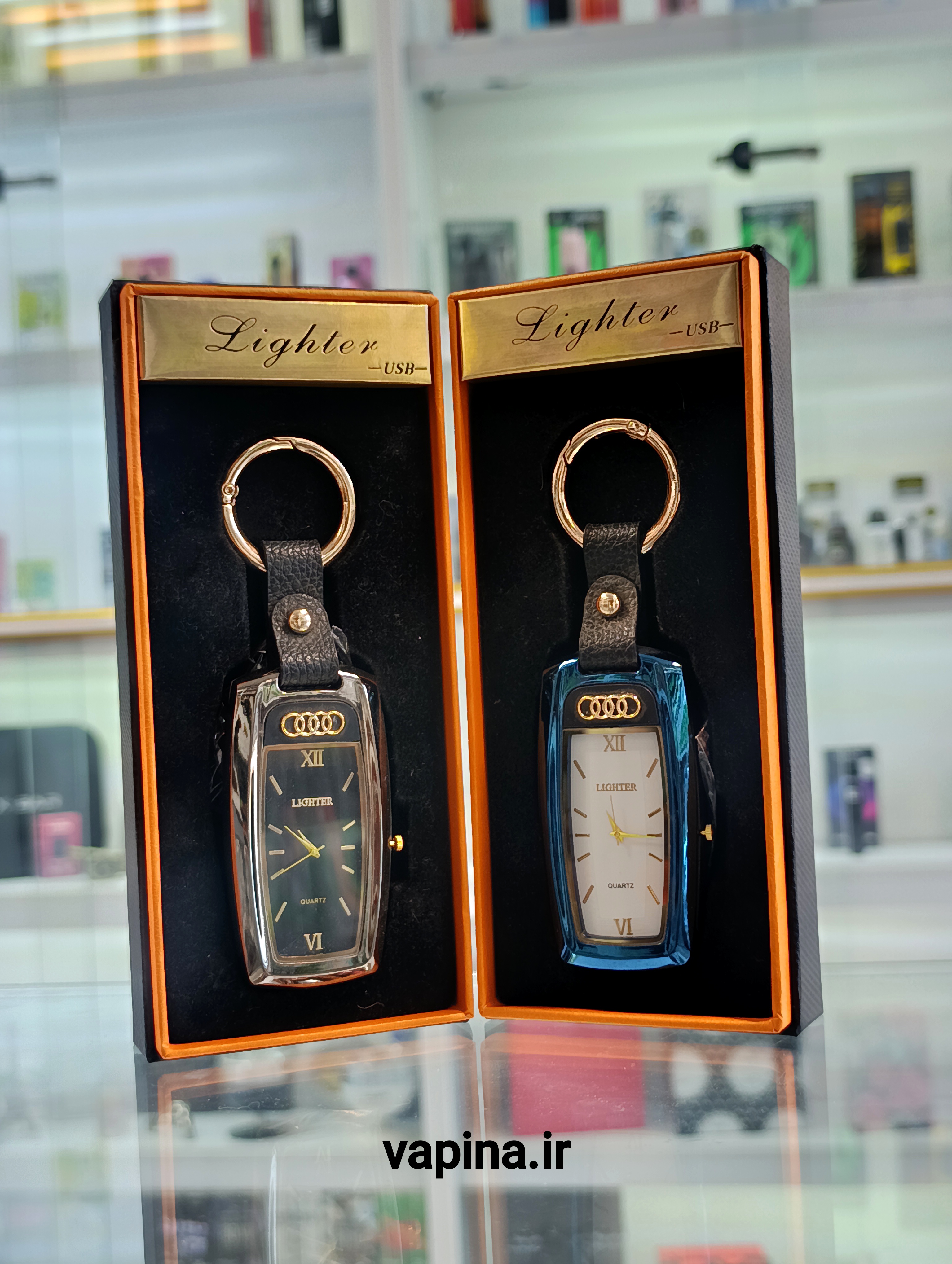 فندک برقی_لمسی ساعتی لایتر