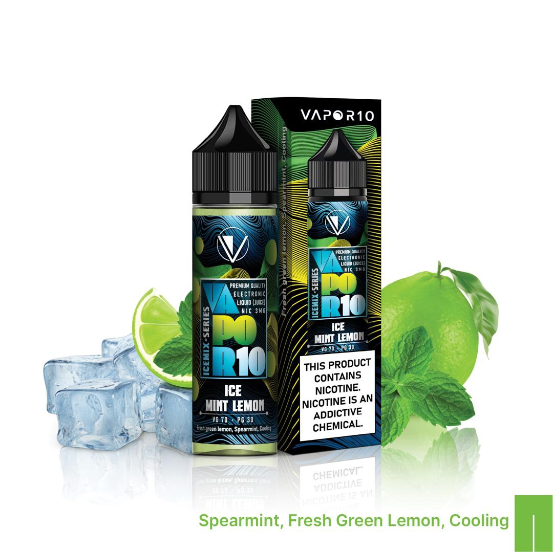 جویس لیمو نعنا یخ ویپرتن ترکیه/ Juice mint lemon ice vapor10