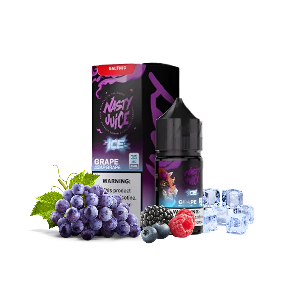 سالت انگور یخ نستی/salt grape ice nasty