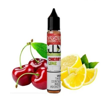 سالت گیلاس لیمو یخ ویگاد/ Vgod Saltnic Mix Cherry Lime Iced