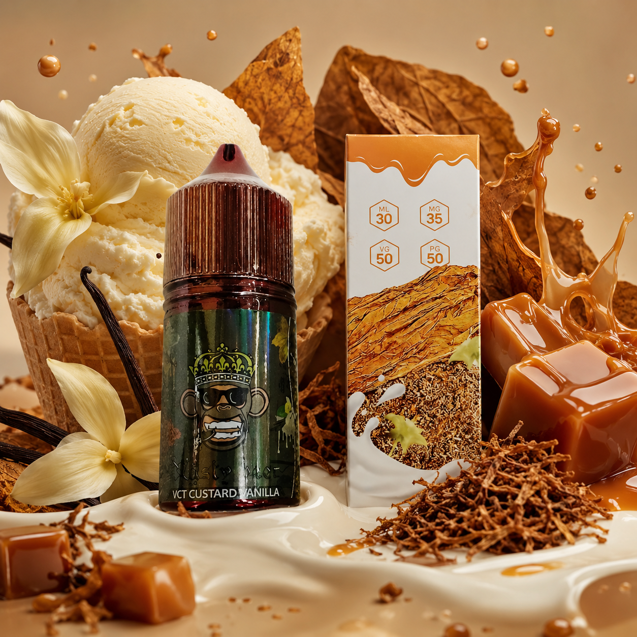 سالت وی سی تی وانیل کاستارد دکترنستی/ Dr Nasty Vct Custard Vanilla Saltnic
