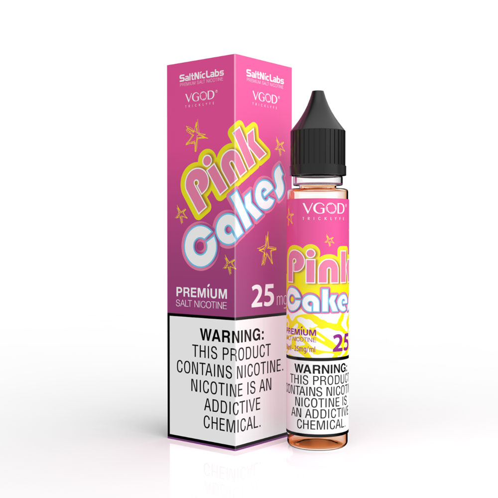 سالت کیک صورتی ویگاد/ VGOD SaltNic Pink Cakes
