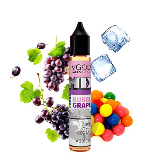 سالت آدامس انگور یخ ویگاد/ VGOD Saltnic Mix Bubble Grape Ice